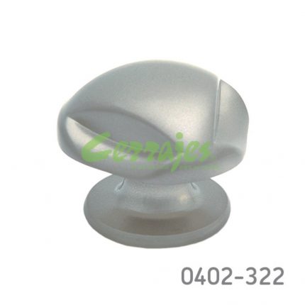 Botón Zamak Ø=33 mm 4009 Z23 Niquel mate Tornillo #8-32X1"