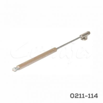 Pistón automático Italiana Ferramenta "Kraby" L=355mm beige 80N con enganche y tornillos