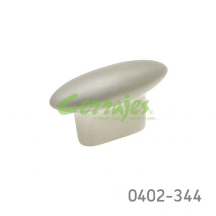 Botón Zamak L=36 mm 4081 Z23 Niquel mate Tornillo M4x25mm