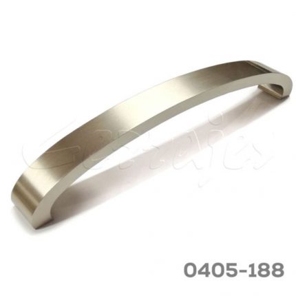 Jaladera Zamak cc 160 mm L=171 mm 4676 Z22 Niquel cepillado Tornillo M4x25mm