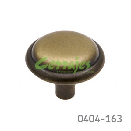 Botón Zamak L=32 mm 2051 Z11 Cuero Tornillo #8-32X1"
