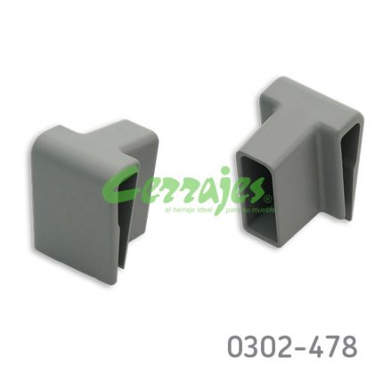 SOPORTE PARA BARRA DIVISION NOVA PRO CRYSTAL GRIS