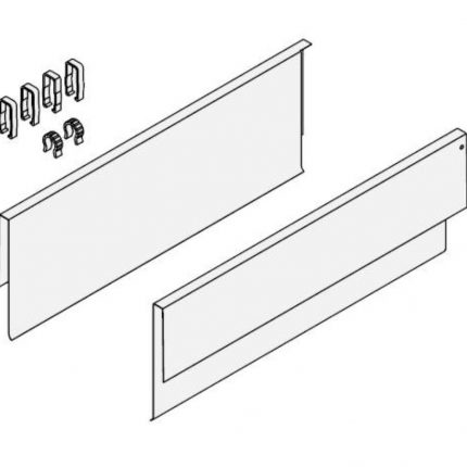 Juego de lateral Duowing 500 mm para Nova Pro Blanco