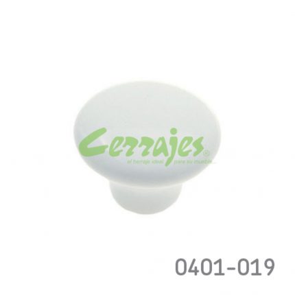 Botón Cerámica Ø=32 mm 5006 C78 Blanco Tornillo #8-32X1"
