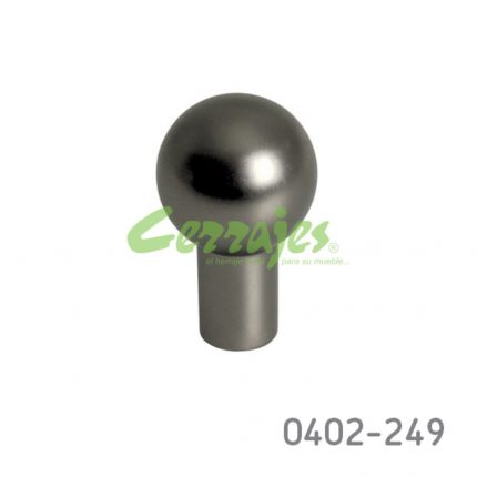 Botón Zamak L=16 mm 4308 Z27 Oro cepillado Tornillo #8-32X1"