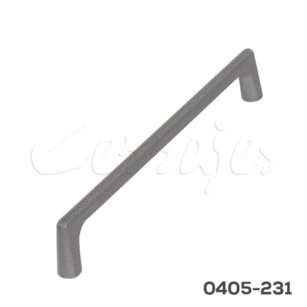 Jaladera Aluminio cc 160 mm L=170 mm 4726 A96 Grafito Tornillo M4x25mm