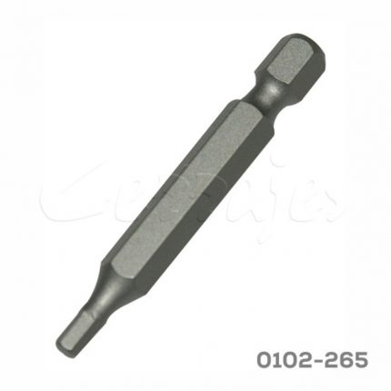 Punta para destornillador Hex M3  Cerrajes Acero S2 L=51mm
