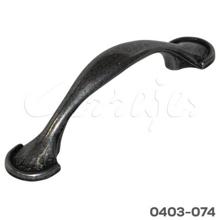 Jaladera Zamak cc 76 mm L=118 mm 3007 Z30 Pewter antiguo Tornillo #8 - 32X1"