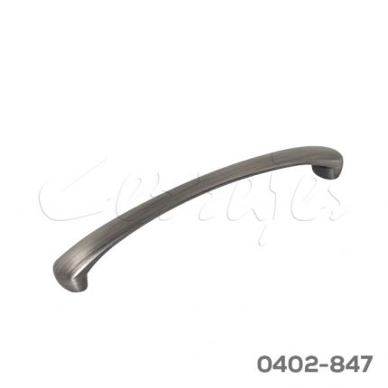 Jaladera Aluminio cc 160 mm L=177 mm 4715 A37 Niquel negro cepillado mate Tornillo M4x25mm