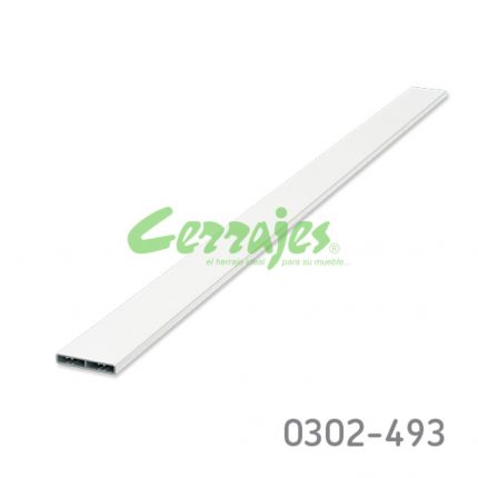 Barra divisoria alu recortable 1 150 mm Nova Pro blanca