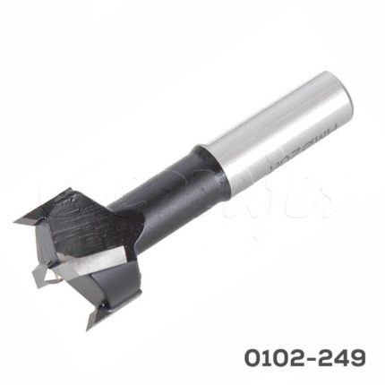 Broca derecha p/taladro múltiple Cerrajes punta carburo de tungsteno Ø=20mm L=57,5mm Vástago Ø=10mm