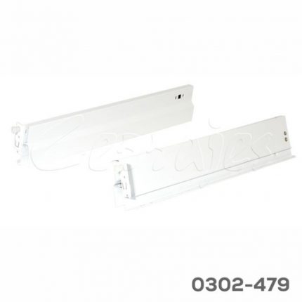 Jgo. Nova-Pro Classic blanco 500 mm para 40 kg con cierre suave