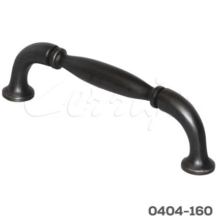 Jaladera Zamak cc 96 mm L=109 mm 2004 Z17 Latón antiguo obscuro Tornillo #8 - 32X1"