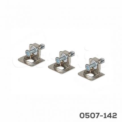 Ménsula de soporte para entrepaño Italiana Ferramenta "PK2" H=13,5mm niquelado con taquete 5mm