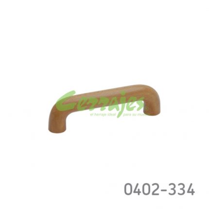 Jaladera Madera cc 96 mm L=112 mm 4012 M72 Madera de haya Tornillo #8 - 32X1"