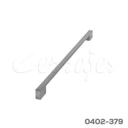 Jaladera Zamak cc 320 mm L=347 mm 4369 Z22 Niquel cepillado Tornillo M4x25mm