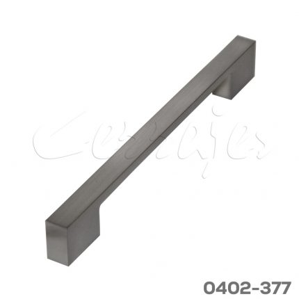Jaladera Zamak cc 160 mm L=186 mm 4367 Z22 Niquel cepillado Tornillo M4x25mm