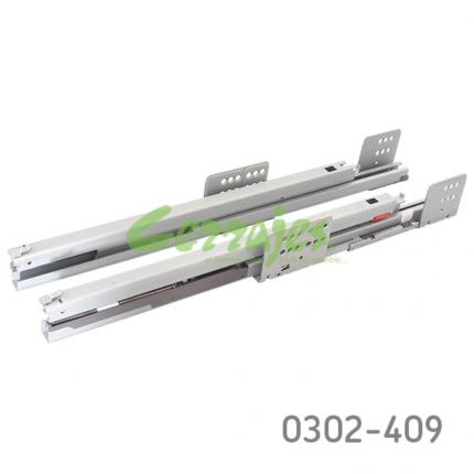 Corredera Cerrajes "TrioMax T6"  Zincada Extensión total Cierre suave