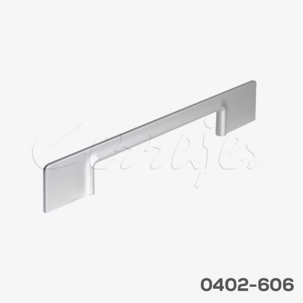 Jaladera Zamak cc 160 mm L=240 mm 4394 Z23 Niquel mate Tornillo M4x25mm