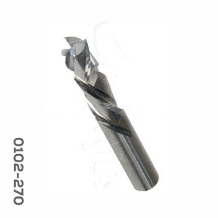 Broca de corte para Melamina hasta 28mm para CNC derecha Cerrajes carburo de tungsteno Ø=1/2" L=90mm
