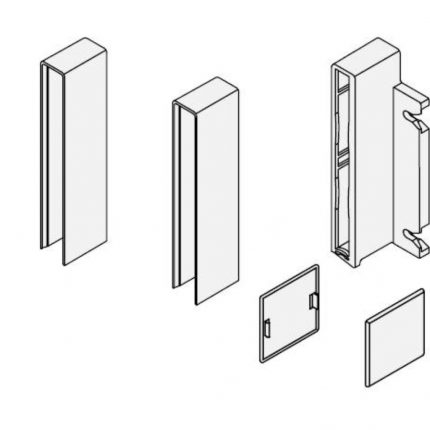 Jgo. Fijacion y adaptadores para cristal Nova Pro Crystal blanco