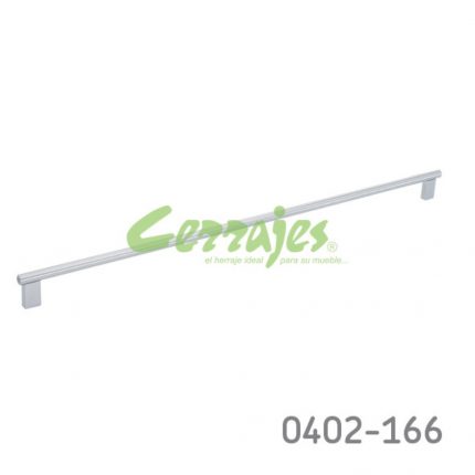 Jaladera Hierro (Acero) cc 640 mm L=660 mm 4172 H14 Niquel cepillado Tornillo #8 - 32x1 - 7/8"