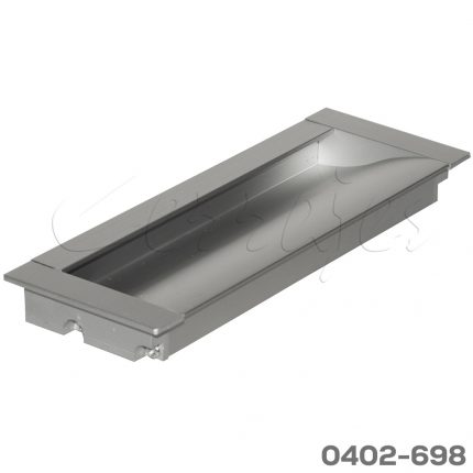 Jaladera de embutir rectangular Aluminio cc 160 mm L=180 mm 4551 A35 Anodizado mate Tornillo M4x12mm