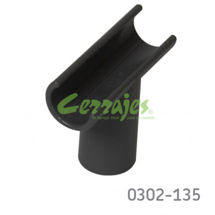 Enganche T para riel divisor Cerrajes "Impaz" gris