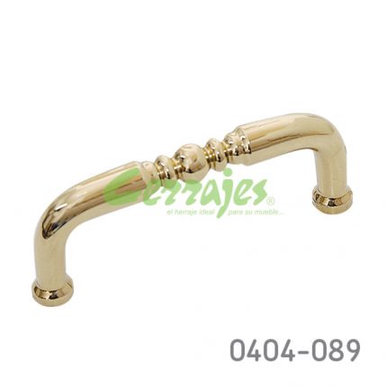 Jaladera Latón cc 64 mm L=74 mm 2028 L15 Latón pulido