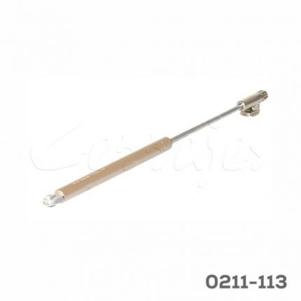 Pistón automático Italiana Ferramenta "Kraby" L=355mm beige 50N con enganche y tornillos