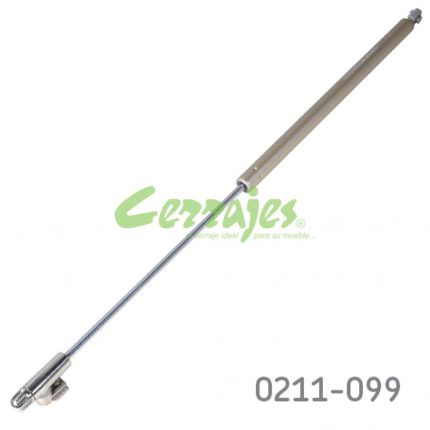 Pistón automático Italiana Ferramenta "Kraby" L=355mm beige 80N