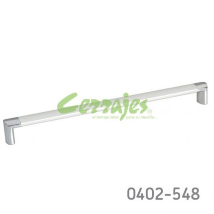 Jaladera Zamak/Aluminio cc 320 mm L=332 mm 4330 A56 Combinación de colores Tornillo M4x25mm
