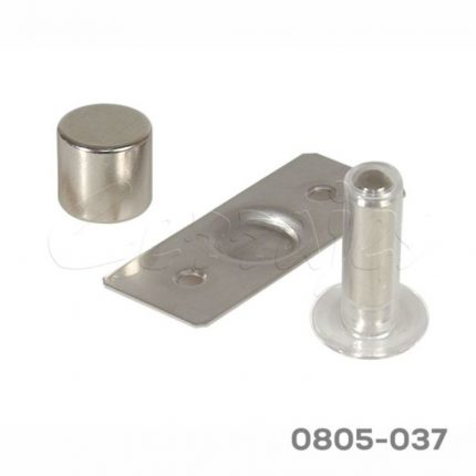 FIJA-DOOR Tope oculto a piso, de acción magnética.