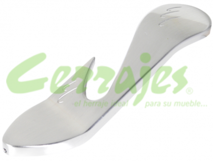 Perchero plano acabado satinado