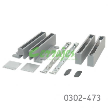 Jgo. Fijacion y adaptadores para cristal Nova Pro Crystal gris