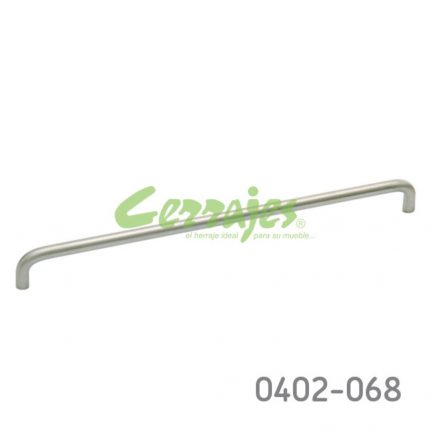 Jaladera Acero Inoxidable 304 cc 320 mm L=330 mm 4034 I14 cepillado Tornillo #8 - 32X1"