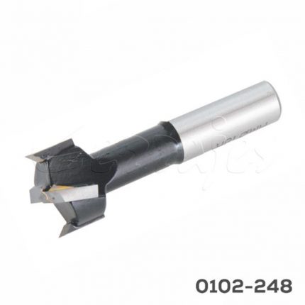 Broca derecha p/taladro múltiple Cerrajes punta carburo de tungsteno Ø=18mm L=57,5mm Vástago Ø=10mm