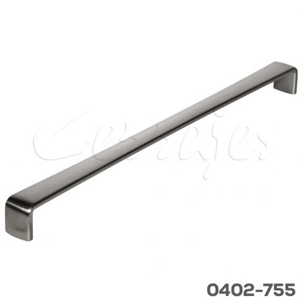Jaladera Zamak cc 320 mm L=326 mm 4558 Z22 Niquel cepillado Tornillo M4x25mm