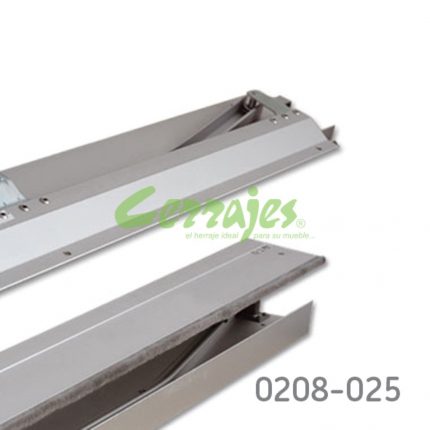 Sistema corredizo para armario puerta cooplanar Bortoluzzi "Eureka" L=2400mm 45Kg