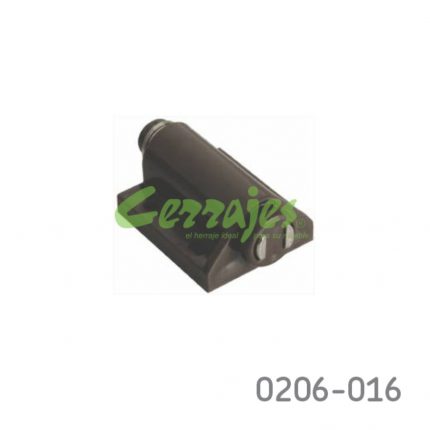 Broche magnético para una puerta con resorte Cerrajes café L=35+14mm W=34mm con contra y tornillos