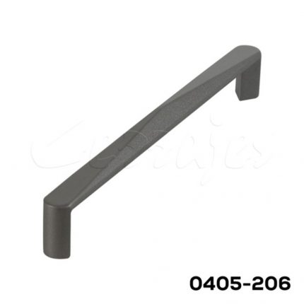 Jaladera Zamak cc 160 mm L=170 mm 4693 Z94 Gris noche Tornillo M4x25mm