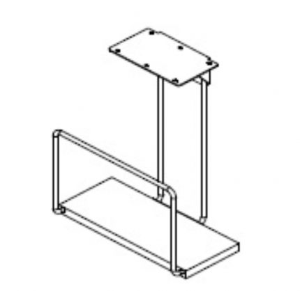 Porta cpu aluminio h 460 x l 360 x a 200 mm