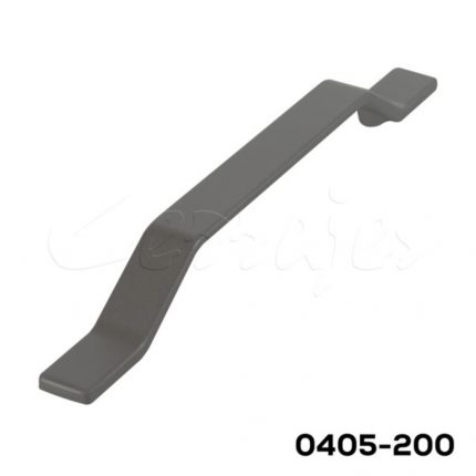 Jaladera Zamak cc 160 mm L=236 mm 4689 Z94 Gris noche Tornillo M4x25mm