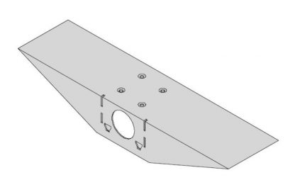 Soporte de columna para mesa de juntas aluminio