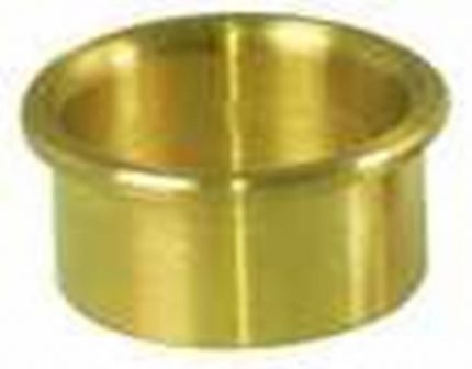 Jaladera embutida para puerta corrediza Cerrajes Ø=30mm latónbrillante