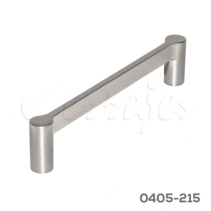 Jaladera Scope Zamak cc 160 mm L=176 mm 4698 Z22 Niquel cepillado Tornillo M4x25mm