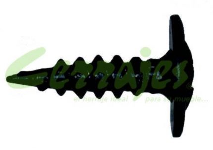 Tornillo cabeza de arandela #8 x9/16" (14,28 mm) Negro