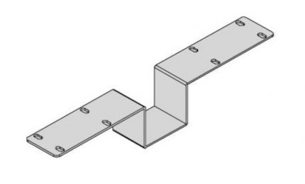 Soporte conector para cubierta idra, leda, eco aluminio