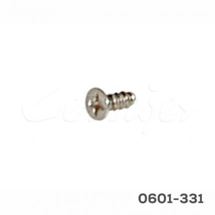 Tornillo M3,8x11,7 mm para fijación de taquete plástico en bisagras