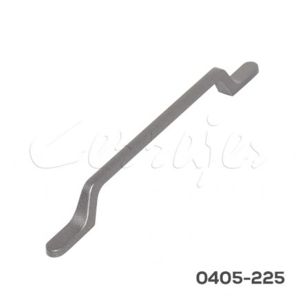 Jaladera Aluminio cc 160 mm L=226 mm 4723 A96 Grafito Tornillo M4x25mm